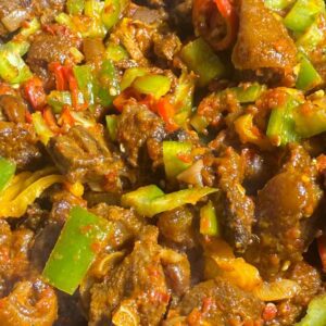 Asun (Spicy goatmeat)