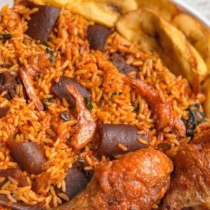 Native palm oil rice